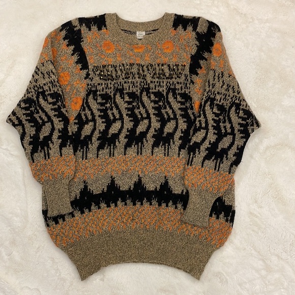 Vintage Wool Sweater Made in Chile - Picture 3 of 11